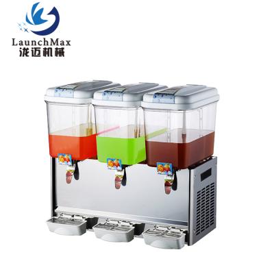 China Stainless Steel 3 Tanks Electric Cold Fruit Juice Dispenser For Sale for sale