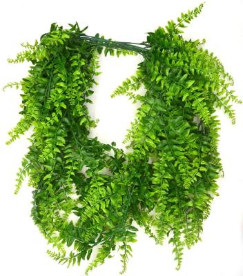 China Factory Directly Plant Eco-friendly Artificial Hanging Persian Fake Grass Elegant Fern For Indoor Wall Hanging Baskets Wedding Garland for sale