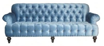 China SF-2939 fabric living room soft sofa,blue fabric sofa for sale