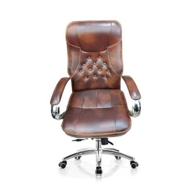 China Custom Modern Leather Executive Chair CEO Boss Executive Office Rotation Leather Chair for sale