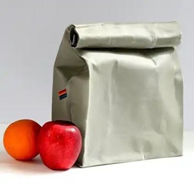 Cina L'alta qualità stampata su ordinazione 10oz 12oz 16oz ha isolato la borsa riutilizzabile incerata lavabile del pranzo della tela con foglio di alluminio in vendita