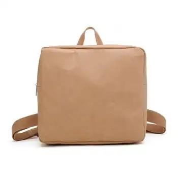 China Washable Kraft Paper Laptop Briefcase Bag Eco Biodegradable Reusable Custom for sale