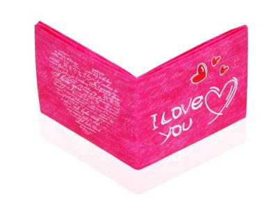 China Het Document van liefje Wasbare Tyvek Portefeuilledouane Logo Pink Tyvek Mighty Wallet Te koop