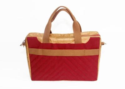 China La bolsa de mensajero lavable del ordenador portátil del papel de Kraft del bolso impermeable del ordenador portátil con la guarnición de la lona en venta