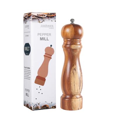 China Viable Made in China Household Thickness Adjustable Black Peppercorn Pepper Grinder Manually for sale