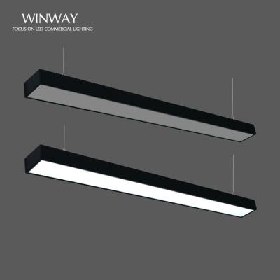 China 4ft long modern aluminum suspended linear led fixture lighting led linear lihgt for office NEW for sale