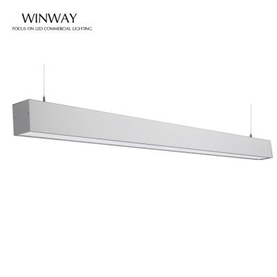 China Contemporary High Lumen Vertical Hanging Linear System Indoor Led Pendant Lighting For Supermarket Oct NEW for sale