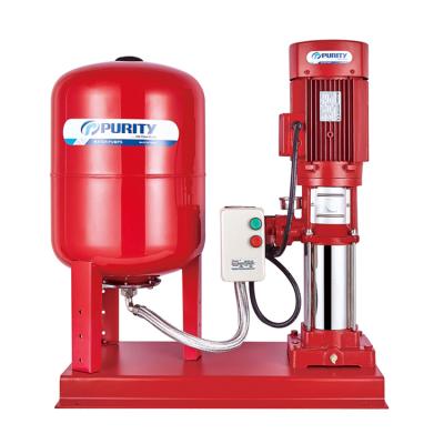 China Fire Fighting Set Vertical Jockey Pump With Pressure Tank For Industrial Utilities à venda