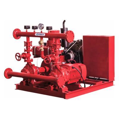 China PEDJ Series Fire Fighting Pump Outlet Size 25-400mm With Electric Diesel Engine And Jockey Pump en venta