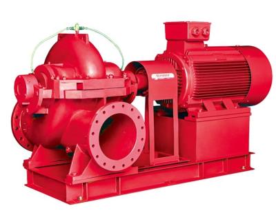 China Double Suction Split Case Centrifugal Water Pump Manufacturer for Fire Fighting Pumps en venta