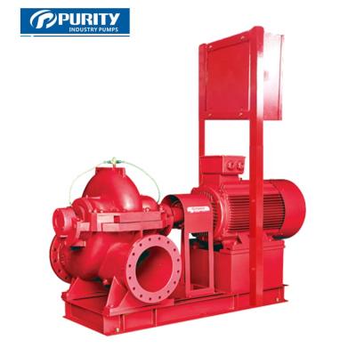 China Large Capacity Horizontal Single Stage Double Suction Split Case Centrifugal Water Pump en venta