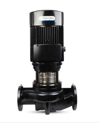 中国 1.1-132KW Electric Vertical Inline Centrifugal Pump With YE3 High Efficient Motor Protection IP55 Class F 販売のため