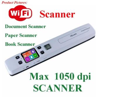 China Magic Hand Portable Scanners for Document, Receipts, Old Pictures Built-in WiFi, 1050/600/300 DPI Resolution, Scan A4 Color Page A4 for sale