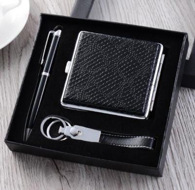 China Business gift the traditional pen gift set, business gift set for men, metal card holder gift set for sale