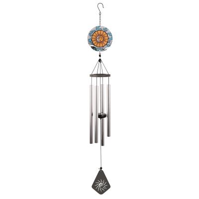 China / Factory direct color printed WI chimes pendants are used for decoration of garden or yard memorial wind rings outdoor for sale