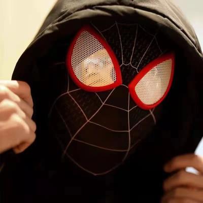 China Spandex Spider-Man Headgear Mask Spiderman Hood Mask Hero Steel Adult Shipping Miles for sale