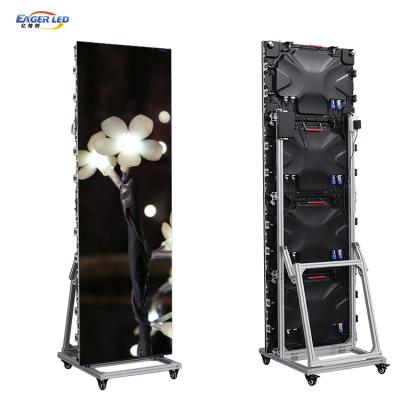 China New P2 P2.5 P3 Indoor Multifunction Indoor Portable Advertising LED Digital Poster Display for sale