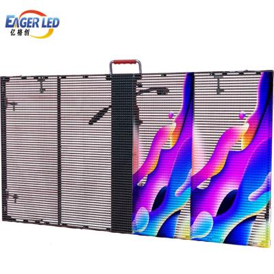 China LED Display P3.91-7.82 1000x500mm Transparent Glass LED Screen Commercial Video Wall for sale