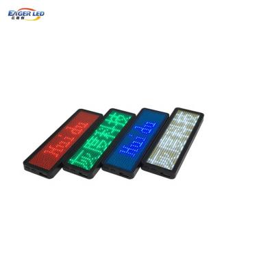 China Mini LED Name Badges LED Screen LED Green Color Mini LED Name Badges Screen for sale