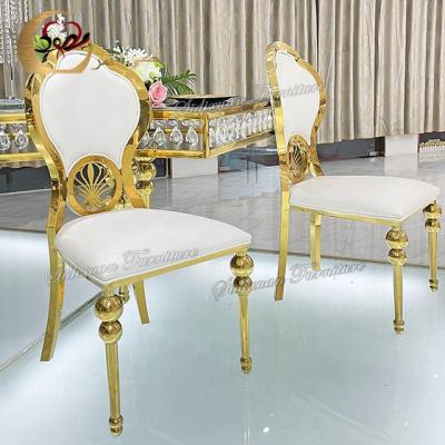 China Luxury dining leather stackable wedding banquet hall chairs for sale for sale