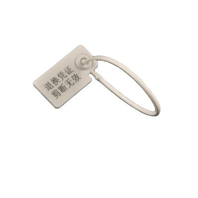 China 2022 Hot Sale Custom Disposable High Quality Plastic Anti-theft Buckle Seal Soft And Affordable Plastic Tags for sale