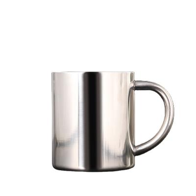 China PORTABLE Handle Coffee Mug Wholesale Insulated Double Clear Stainless Steel Coffee Cup Coffee Mug With Handle for sale