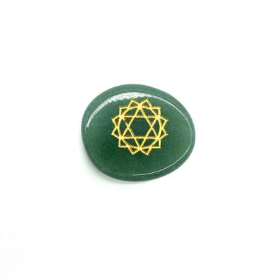 China Hot Selling China 7 Chakra Natural Energy Stone Chakra Semi-precious Stone Set for sale