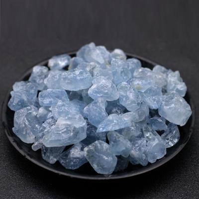 China China factory sale high quality rough crystals celestite raw stone for healing stones for sale