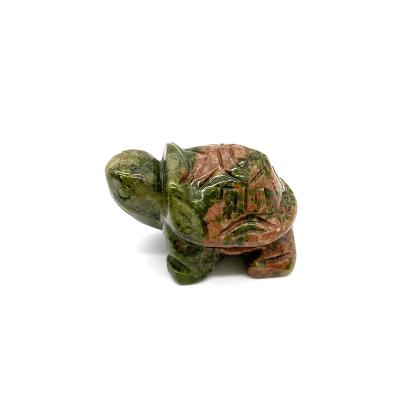 China Fashion Cheapest Crystal Animal Figurines Crystal Turtle Carved Crystal Animal For Gifts for sale