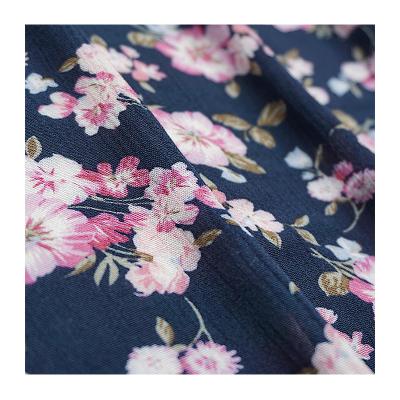 China Wholesale woven blackout factory supplie flower pattern rayon fabric customized digital printing for shirt for sale