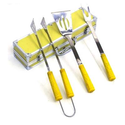 China BQ-0087 3 PCs Easily Cleaned ENTIRE GRILL Set with Carry Case for sale