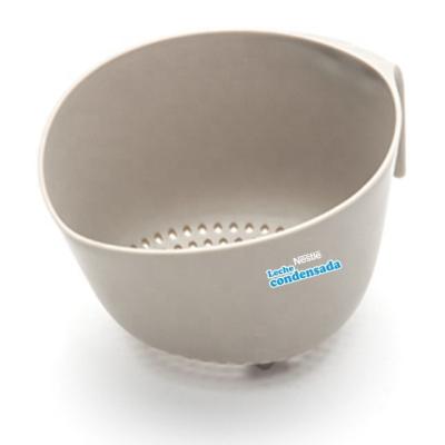 China MM-6237 Viable Custom Logo Printed Promotional 2 Liter Deep Plastic Colander for sale