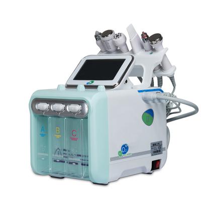 China Hydraulic Facial Maker Oxy Facial Jet Peeling Machine Dermabrasion Water Skin Hydrafaci Machine Portable Blood Vessel Removal Skin Care for sale