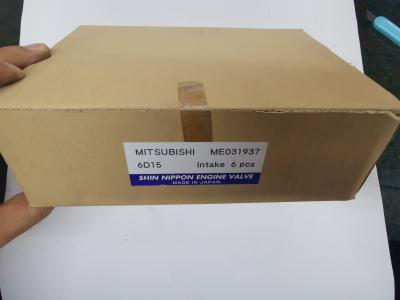 China válvula de escape de la toma y para MITSUBISHI 6D14/6D16/ME031297/ME031154, 6BG1/1-12551139-2/1-12552025-0 en venta