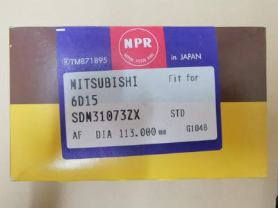 China Mitsubishi Diesel Engine 6D15 NPR Piston Rings ME032403 ME072306 for sale