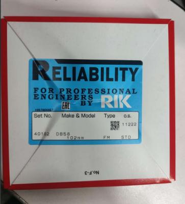 Chine Structure de l'anneau à phosphate sous pression RIK Anneaux à piston pour Daewoo DB58, RIK et TP et NPR 65 02503-8058 à vendre