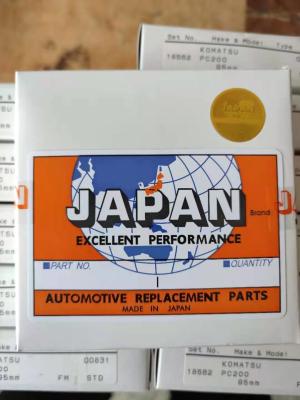 China Excavador Pc 200-6 aros del émbolo del motor 6d95 6209-31-2400 Japón Rik 18562 en venta