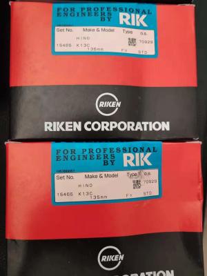 China los aros del émbolo diesel 13011-2410a se aplican al motor Rik 15465 de Hino K13c en venta