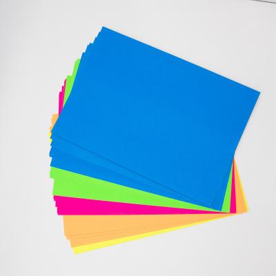 China A4 copy paper anti-curl fluorescent paper labels for sale