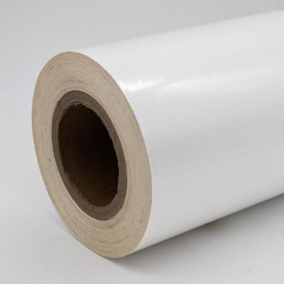 China Silicone White Parchment Paper Jumbo Sticker Roll For Sticker Backing for sale