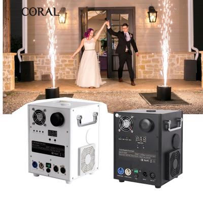 China Theme Park Electric 650W Firework Spark High Quality Aluminum Housing Cold Machine For Wedding Party Decoration for sale