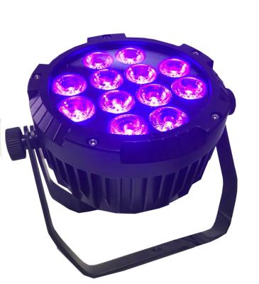 China Hot Selling Theme Park Stage Light 12pcs 18W RGBWA+UV 6 In 1 Pair Waterproof Led Can Lights For DJ for sale