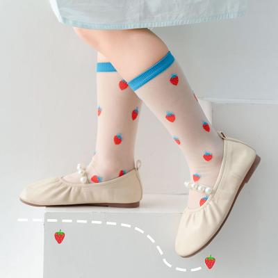 China 2021 Summer New Sustainable Cartoon Core-spun Silk Children's Korean Thin Socks Children's Socks for sale