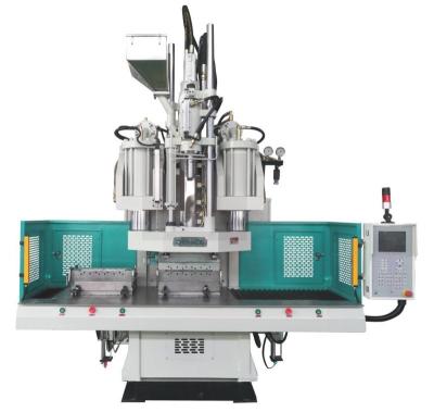 China DC-750DS.V 75T Servo Motor Double Slide Plug Cable USB VERTICAL Injection Molding Machine for sale