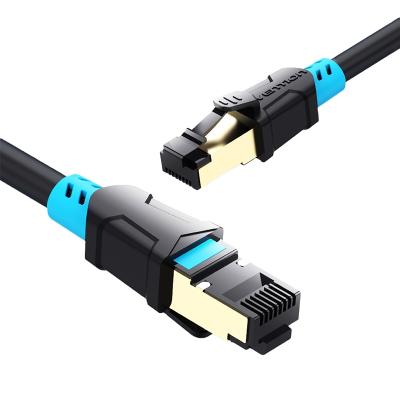 China Network Vention VAP-A06 Cat.6 SSTP Ethernet Patch Cable Black Blue Color for sale