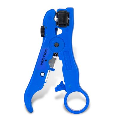 China Multifunctional COMPUTER Vention KEBL0 Coaxial Cable Stripper Blue for sale