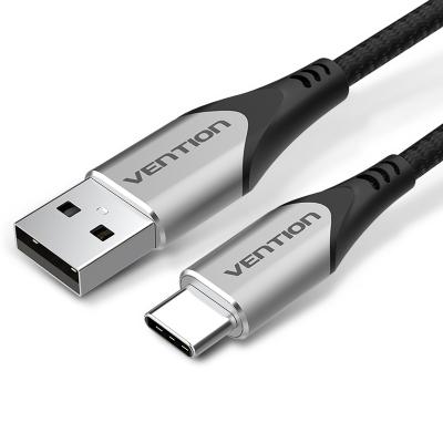 China Charger Cable USB-C to USB 2.0-A Cable 0.25M Gray Aluminum Alloy Type CODHC for sale