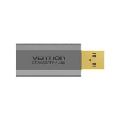 China Vention VAB-S19-H USB Gray Metal Type VAB-S19-H External Sound Card for sale