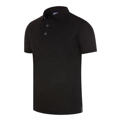 China Wholesale High Quality Breathable Luxury Black Male T-Shirts Polo Golf Shirt Custom Plain for sale