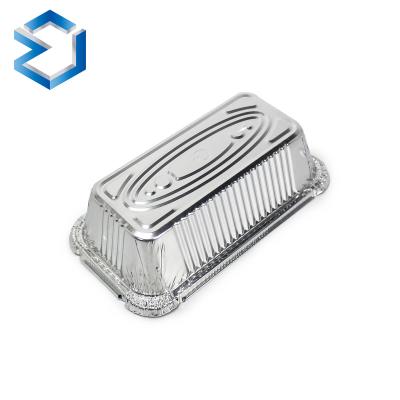 China Food Thermal Insulated Aluminum Foil Pan For Shipping Aluminum Box For Frozen Food Fish Vegetables for sale